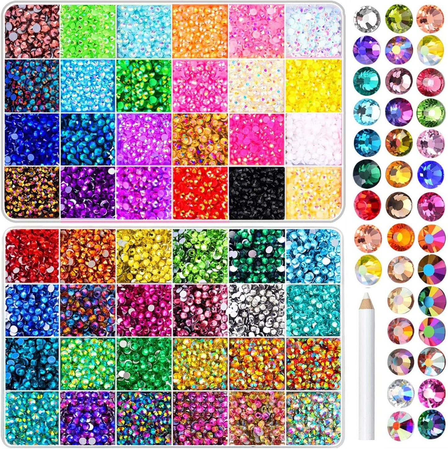 Resin Jelly Rhinestones Kit for DIY Arts & Crafts Gifts