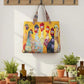 Bohemian Chicken Quilted Tote Bag