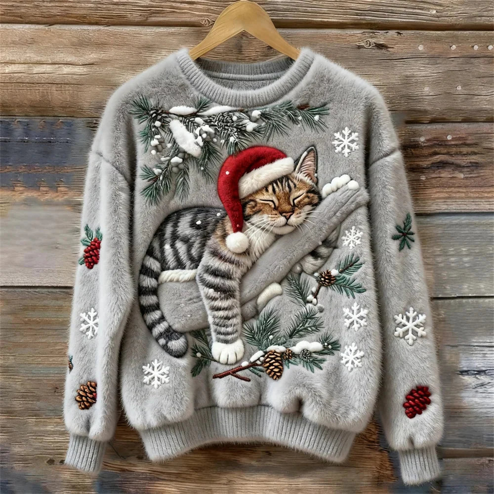 Lazy Cat Cozy Plush Sweatshirt