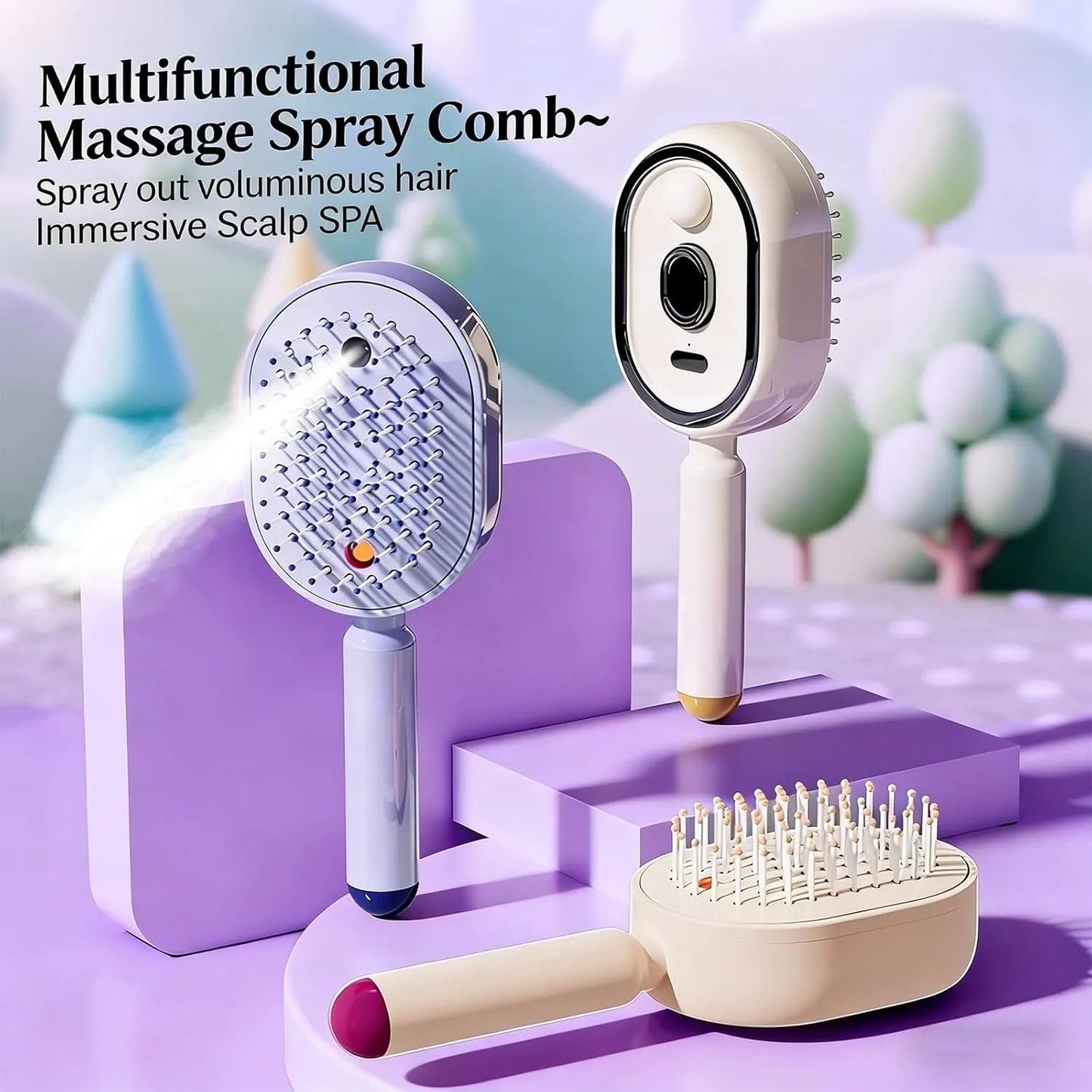 Electric Spray Air Cushion Massage Comb