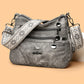 Women's Length Multi-Pocket Crossbody Shoulder Bag