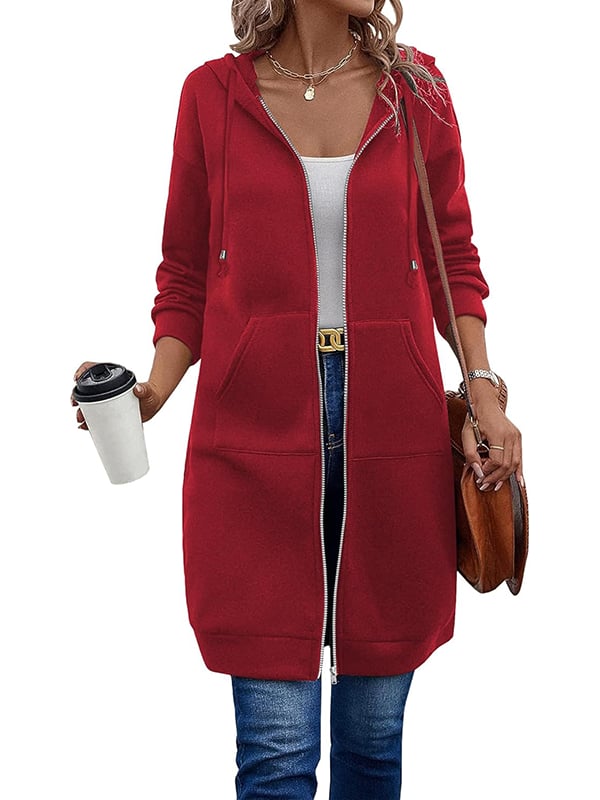 Women's Zip-Up Fleece Hoodies