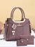 3 PCS Women's Elegant Embroidered Pattern Tote Bag