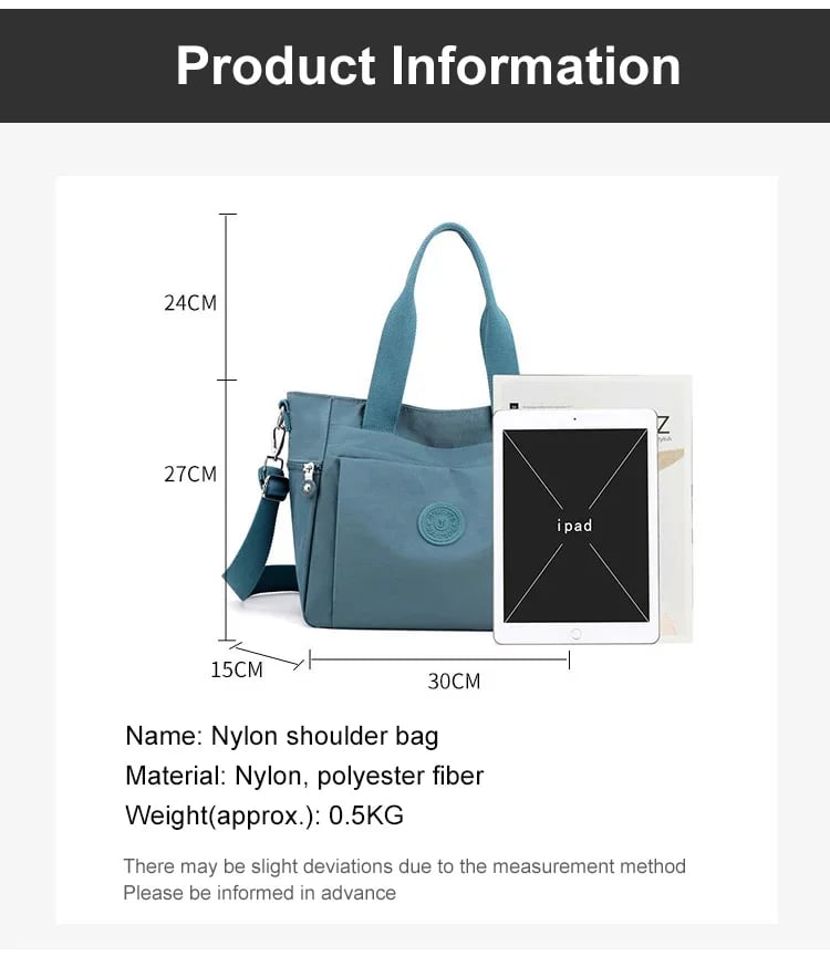 🔥Female Multicolor Large-Capacity Tote Bag