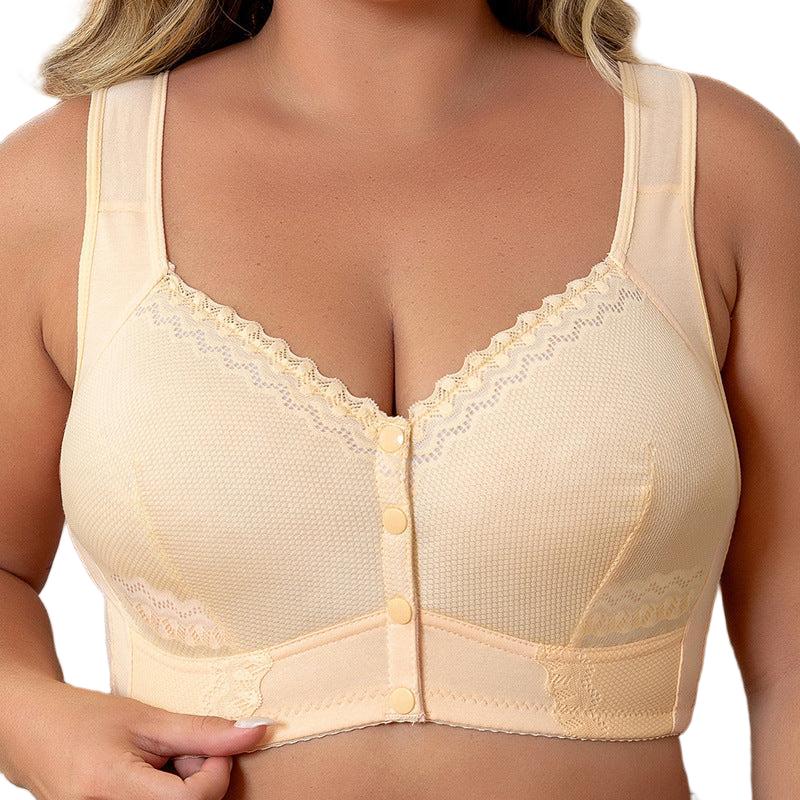 Plus Size Comfortable Front Breathable Bras