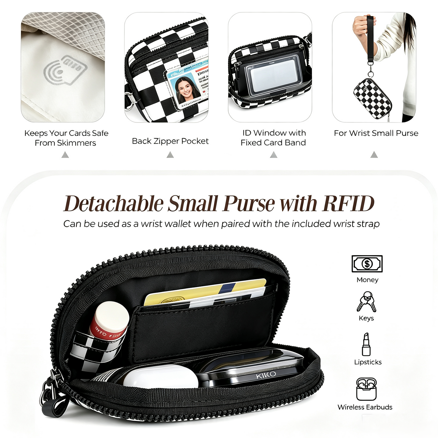 Crossbody Phone Lanyard Bag