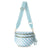 Plus Size Checkered Nylon Crossbody Bum Bag