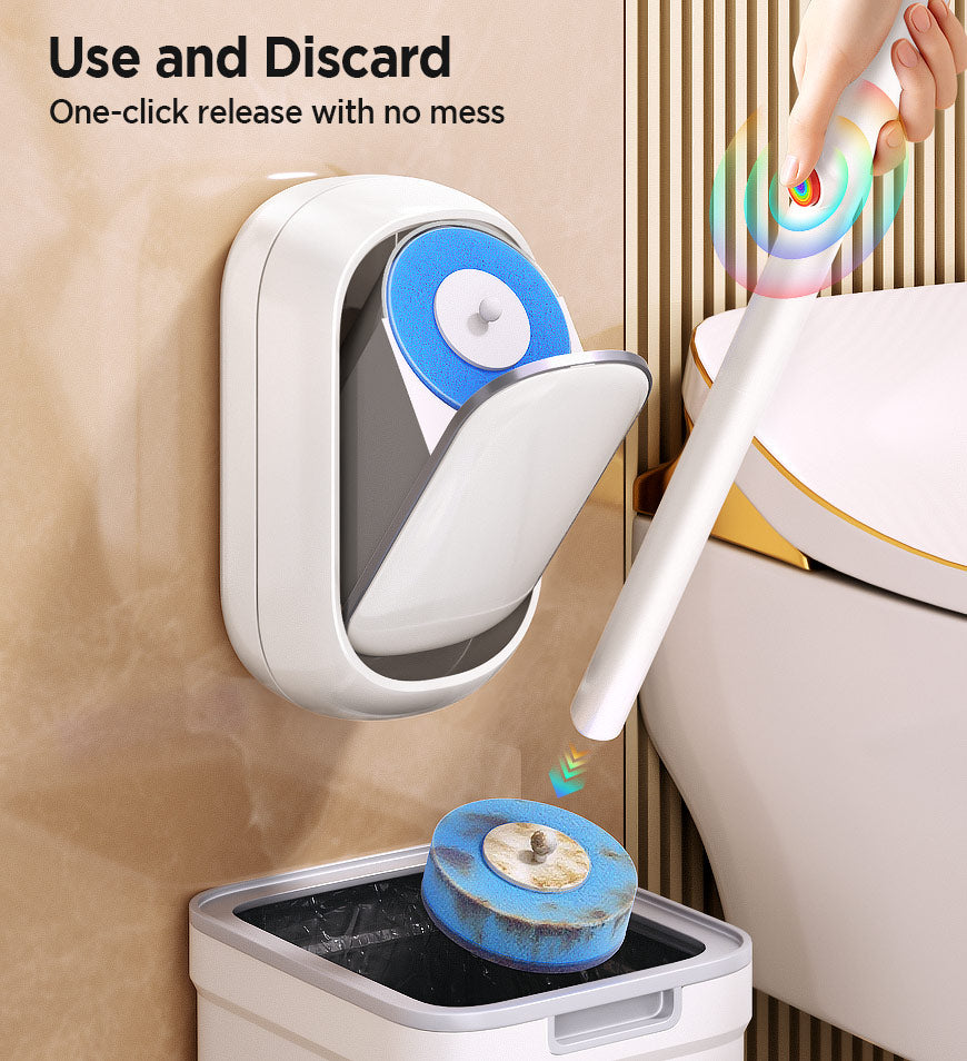 Disposable Wall Mounted Toilet Bowl Brush