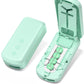 Portable Pill Box With Cutter