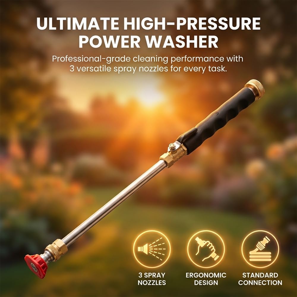 Jet Nozzle Power Washer for Garden Hose