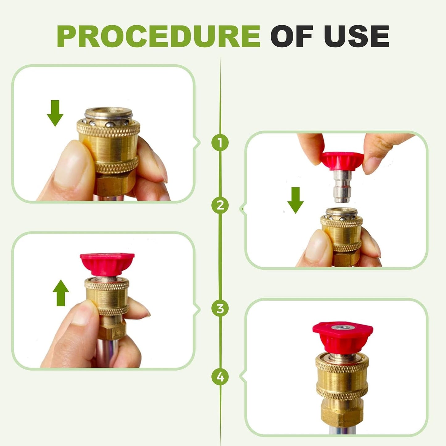Jet Nozzle Power Washer for Garden Hose