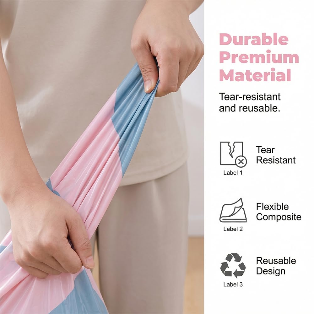 No-Pump Vacuum Storage Bags