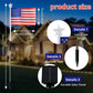 8 Pack Solar Flag Lights 4th of July Decorations Outdoor