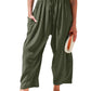 Breezyflow Linen Wide Leg Cargo Pants