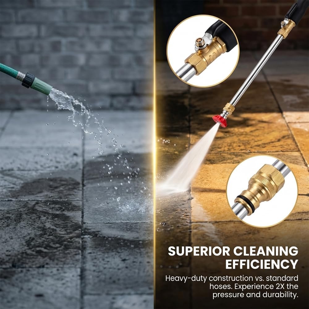 Jet Nozzle Power Washer for Garden Hose