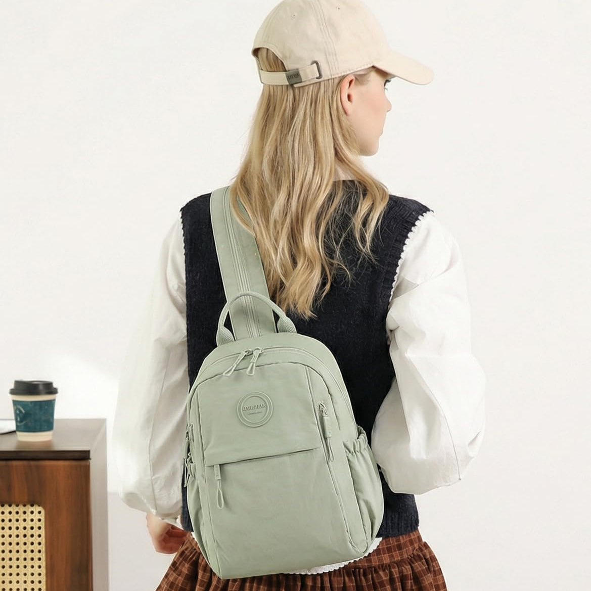 Mini Lightweight Nylon Women Backpacks
