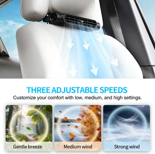 Portable Vehicle Invisible Car Seat Cooling Fan