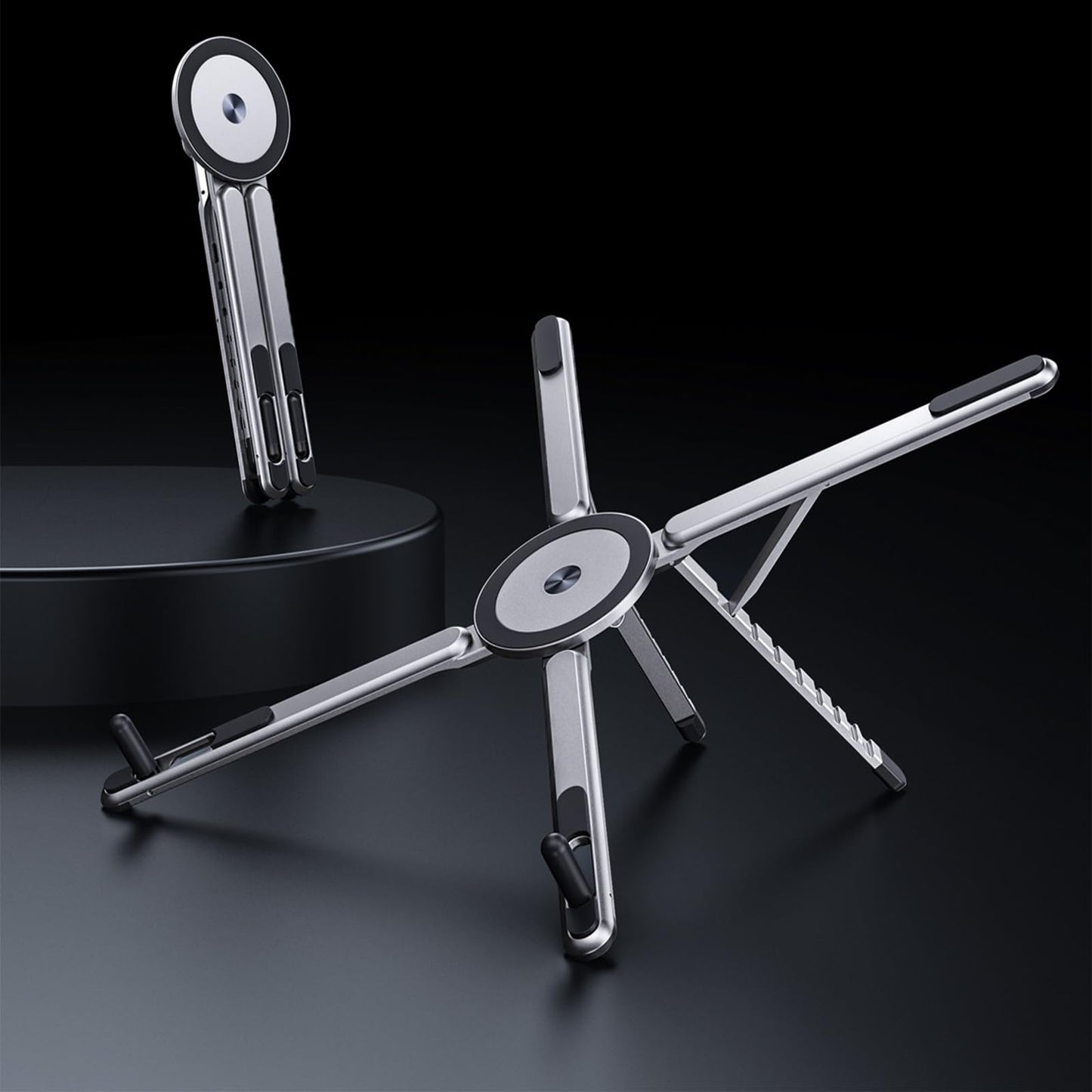 3 in 1 Magnetic Lightweight Foldable Laptop Stand