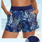 3 Piece Tankini with Shorts - Sporty Swimsuit