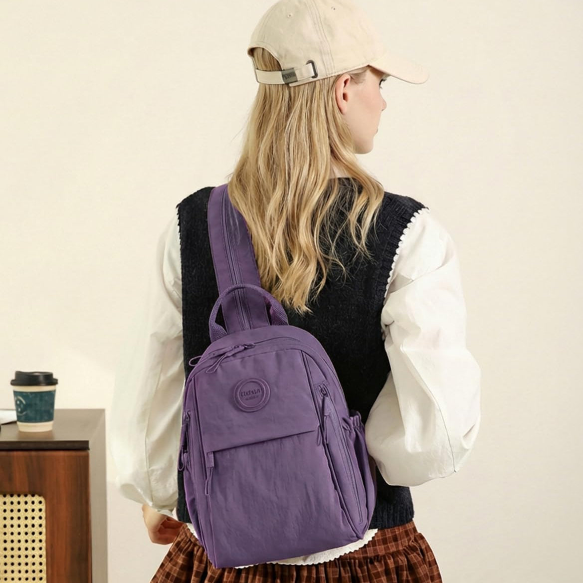 Mini Lightweight Nylon Women Backpacks