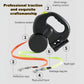 Dual Pet Leash Retractable Reflective Lead 360 Swivel Design
