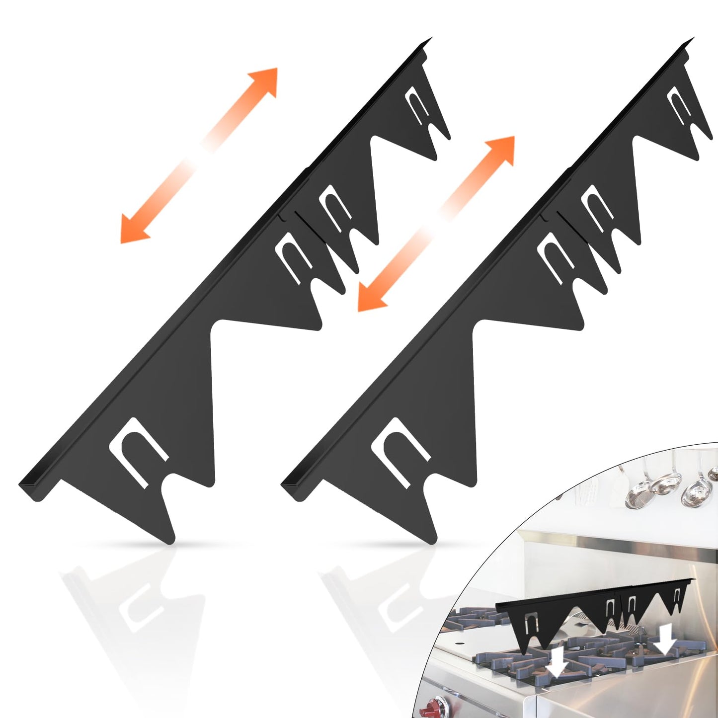 Stainless Steel Stove Gap Covers