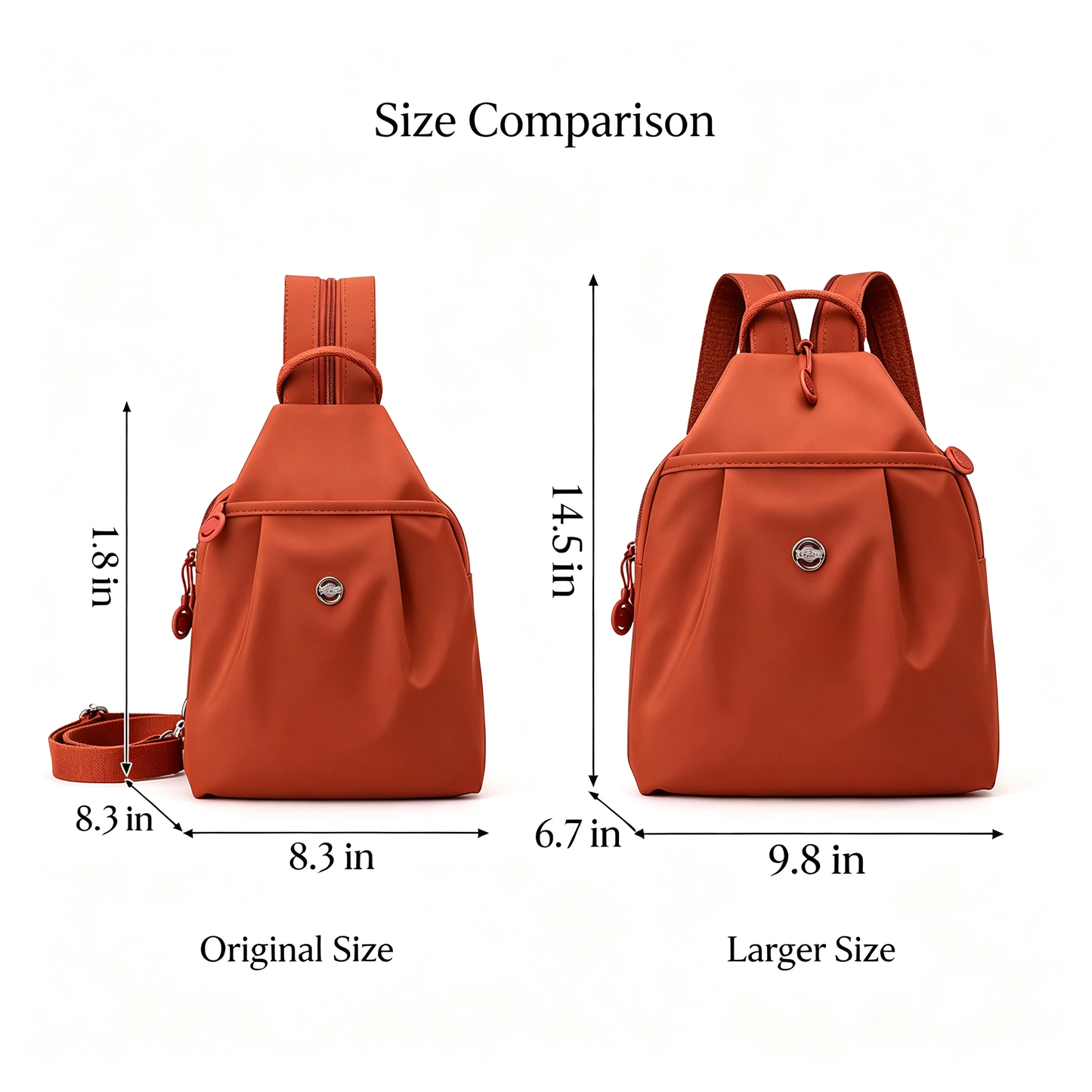 Upgrade Soft Waterproof 2-Way Commuter Bag
