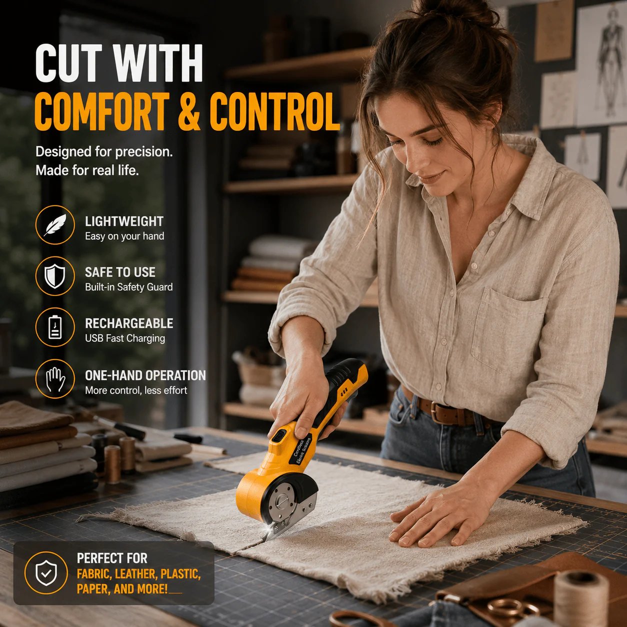 Cordless Electric Scissors