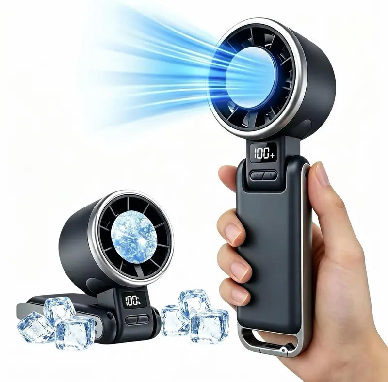 Portable Ice-Cooling Turbo Fan