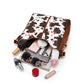 Luxury Leather Print Hobo Anti-theft Handbag