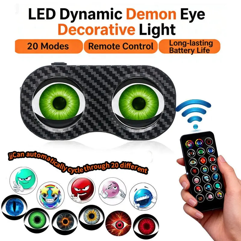 LED Dynamic Devil Eyes Light for Motorcycle/Bicycle