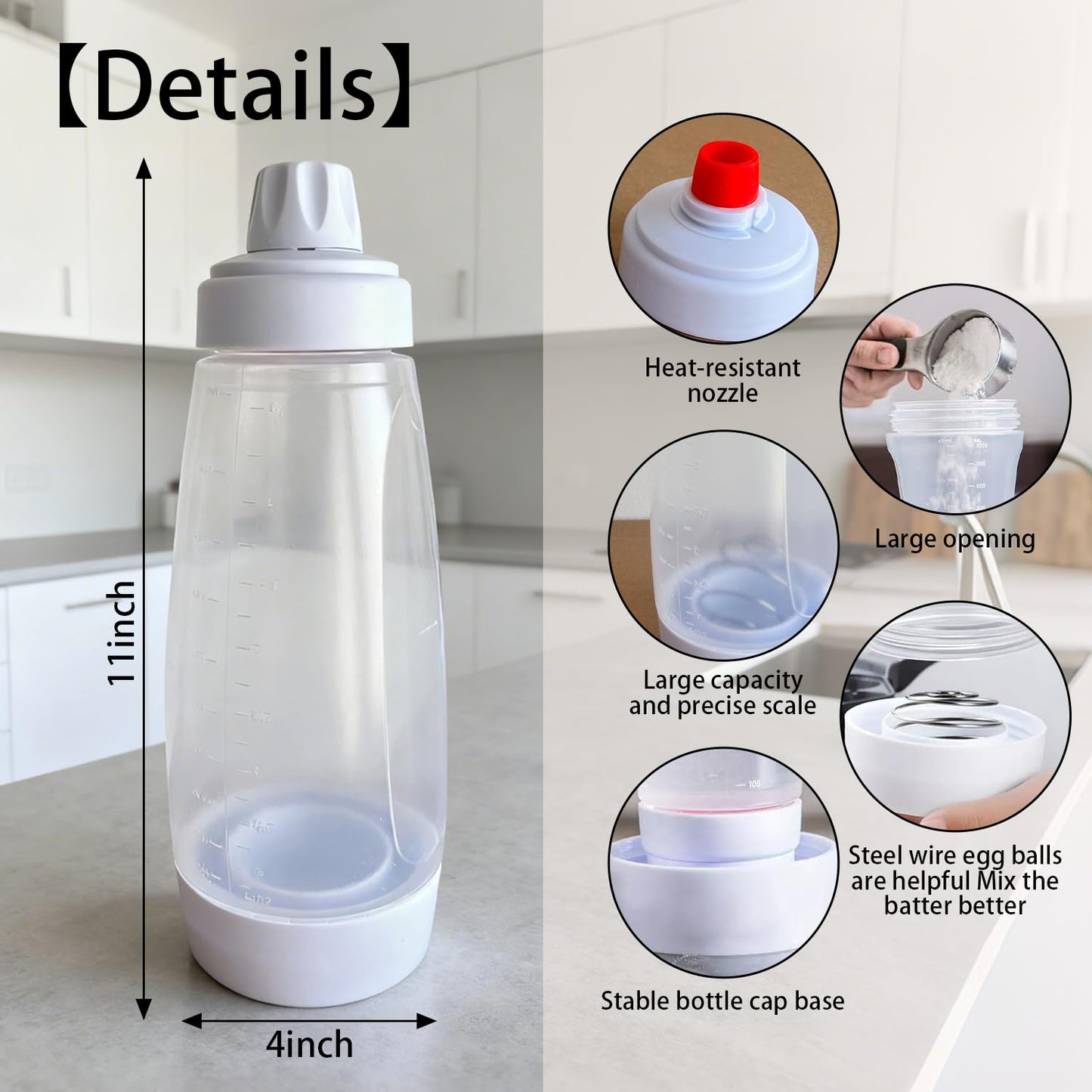 2 Packs of Pancake Batter Dispenser