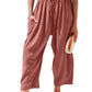 Breezyflow Linen Wide Leg Cargo Pants
