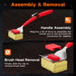 Bristle Free Grill Brush Replaceable Head for Outdoor Grill Cleaning