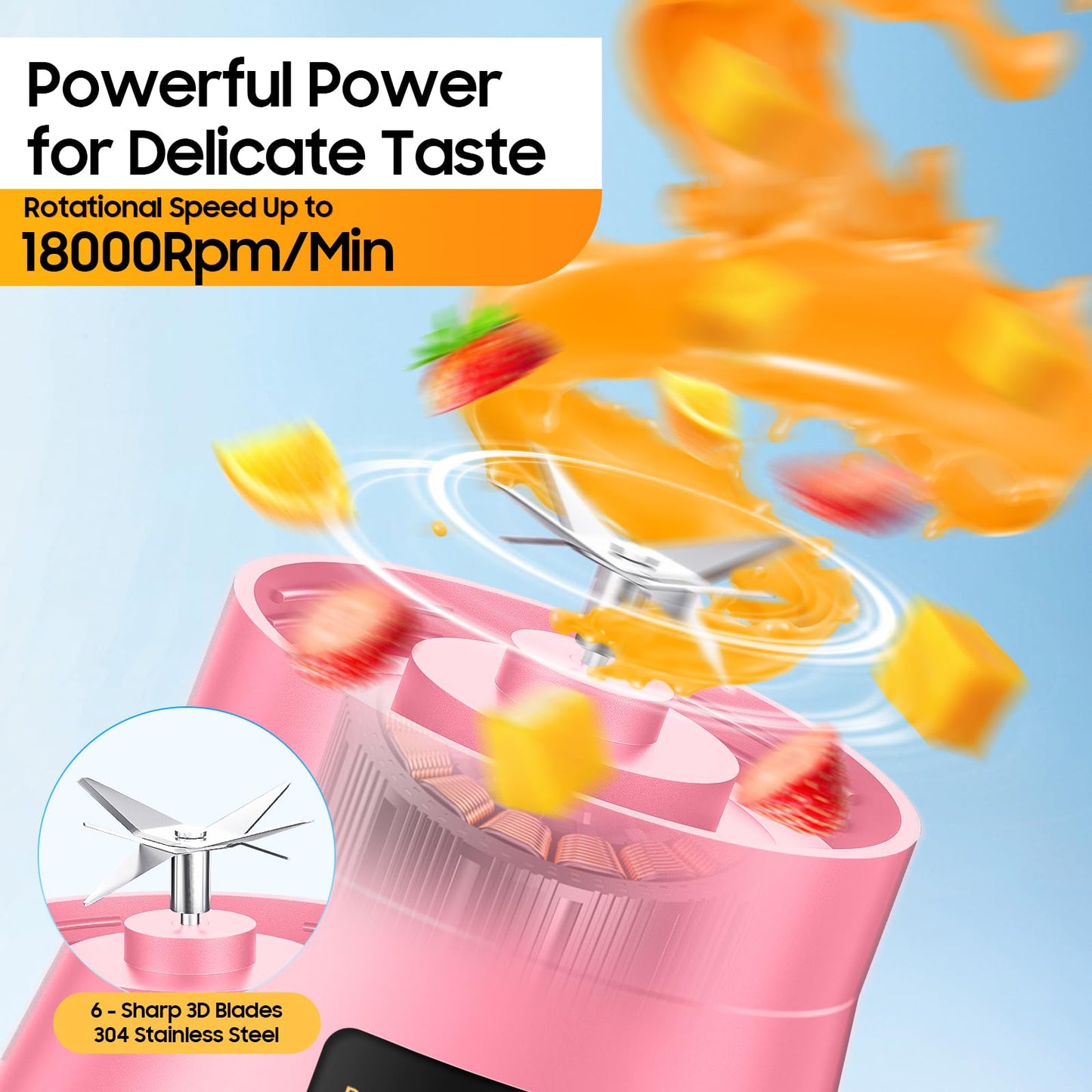 Cordless Portable Personal Size Blender
