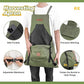 Gardening Apron with Pockets -Instant-Release Harvest System