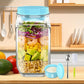Salad Jar with Side Opening & Dressing Cup