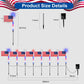 8 Pack Solar Flag Lights 4th of July Decorations Outdoor