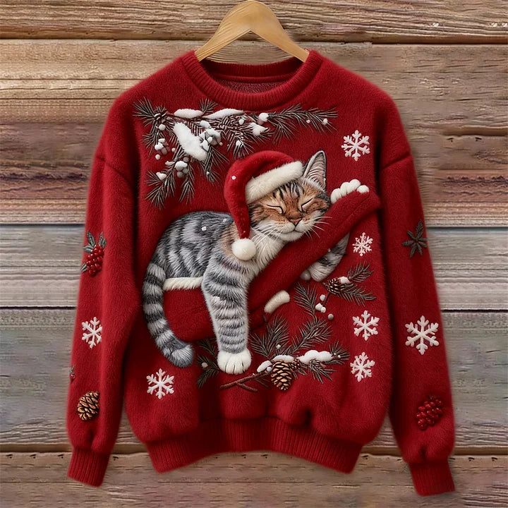 Lazy Cat Cozy Plush Sweatshirt