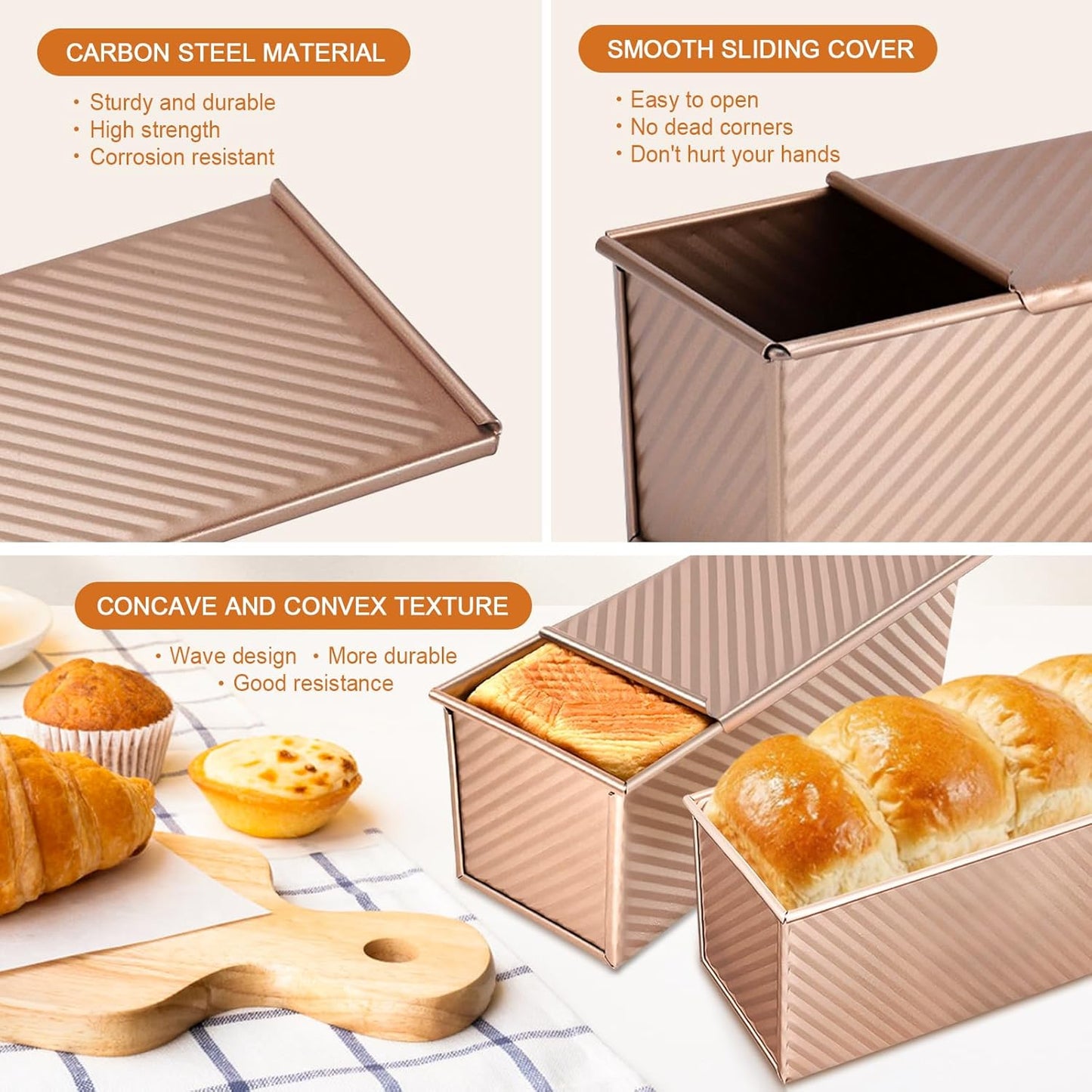 Pullman Loaf Pan with Lid