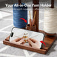 HangerSpace Wooden Yarn Holder for Crocheting and Knitting