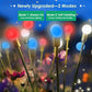 Solar Garden Lights Red White Blue 4th of July Decorations