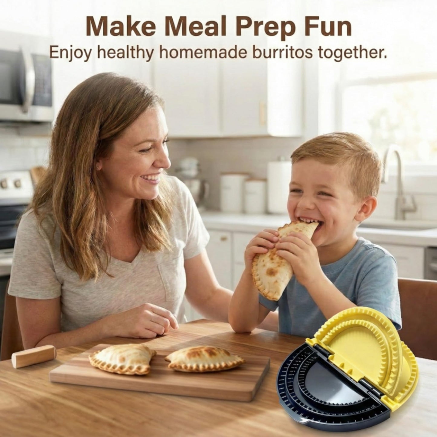 3-in-1 Adjustable Toasted Sandwich Tortilla Sealer