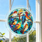 Buy 2 Get Free 1-Colorful Birds of Spring Sun Catchers Window