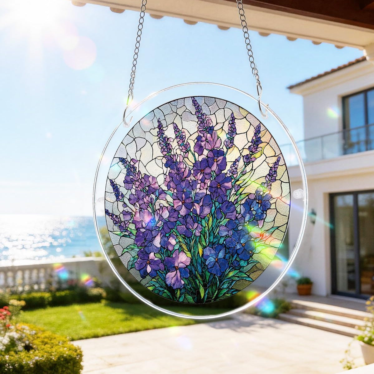 Buy 2 Get Free 1-Colorful Birds of Spring Sun Catchers Window