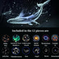 2-in-1 Galaxy Projector with Starry Sky Design and Night Light