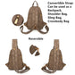 Multifunctional Convertible Sling Backpack Shoulder Bag