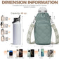Shoulder Bag with Water Bottle Pocket
