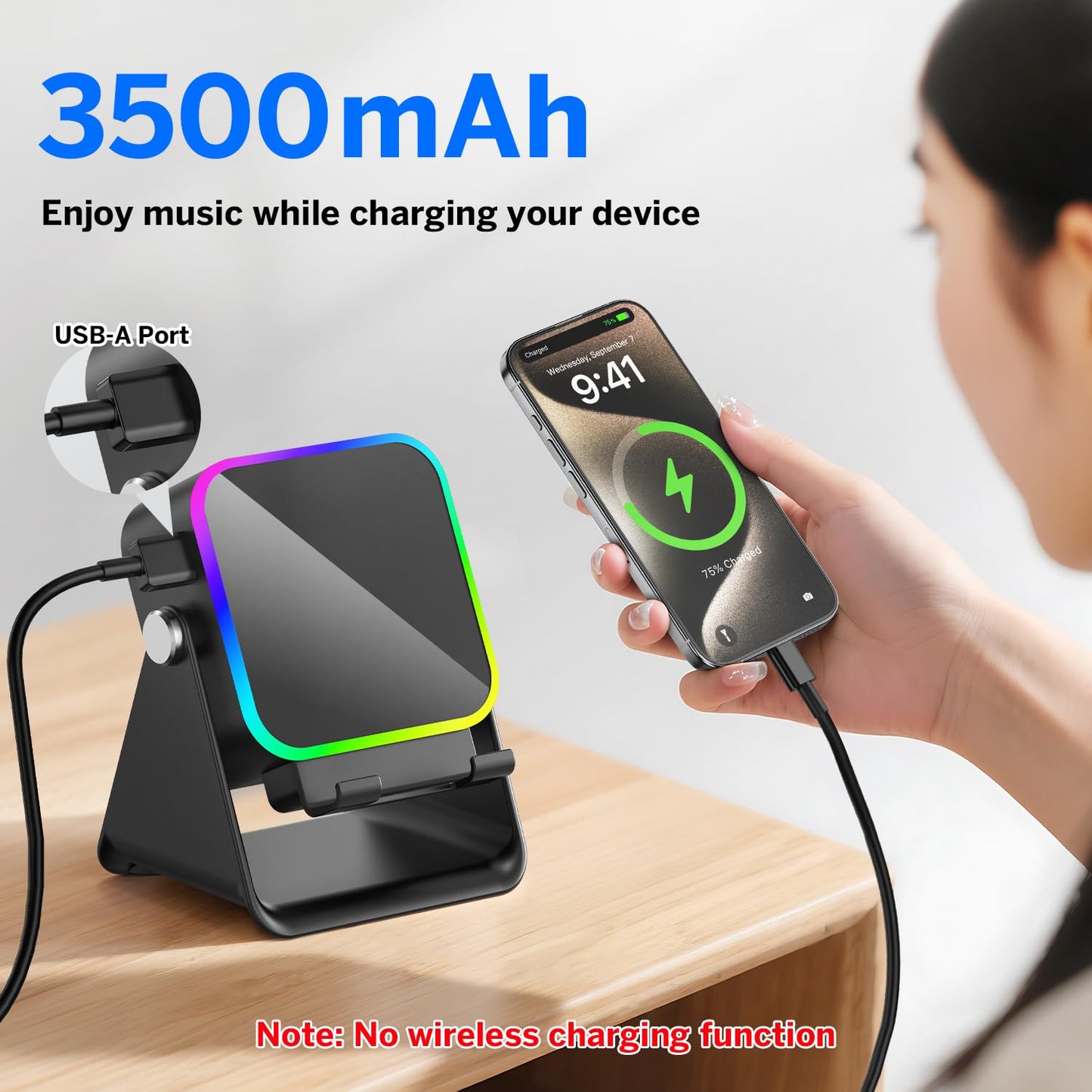 5-in-1 Wireless Induction Audio & Bluetooth Speaker