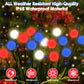 Solar Garden Lights Red White Blue 4th of July Decorations